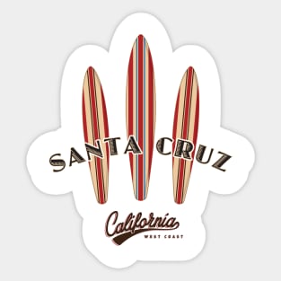 Surf City Santa Cruz Logo Pack Sticker 3 Surfboards fan Litee Sticker